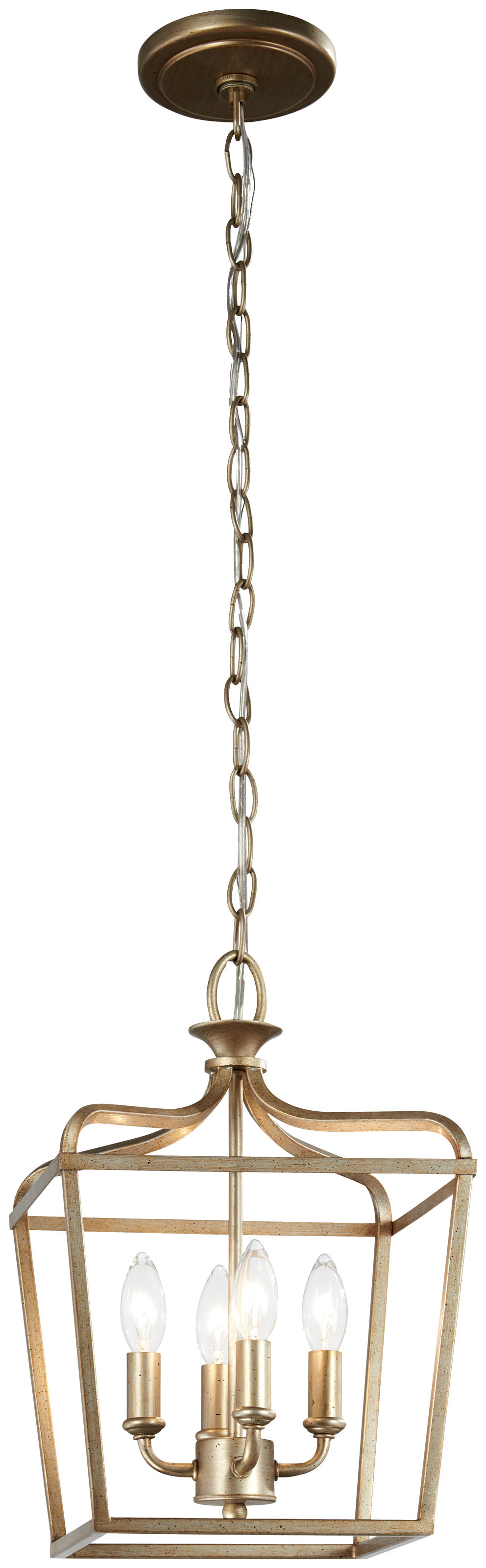 Laurel Estate - 4 Light Pendant (Convertible to Semi Flush)