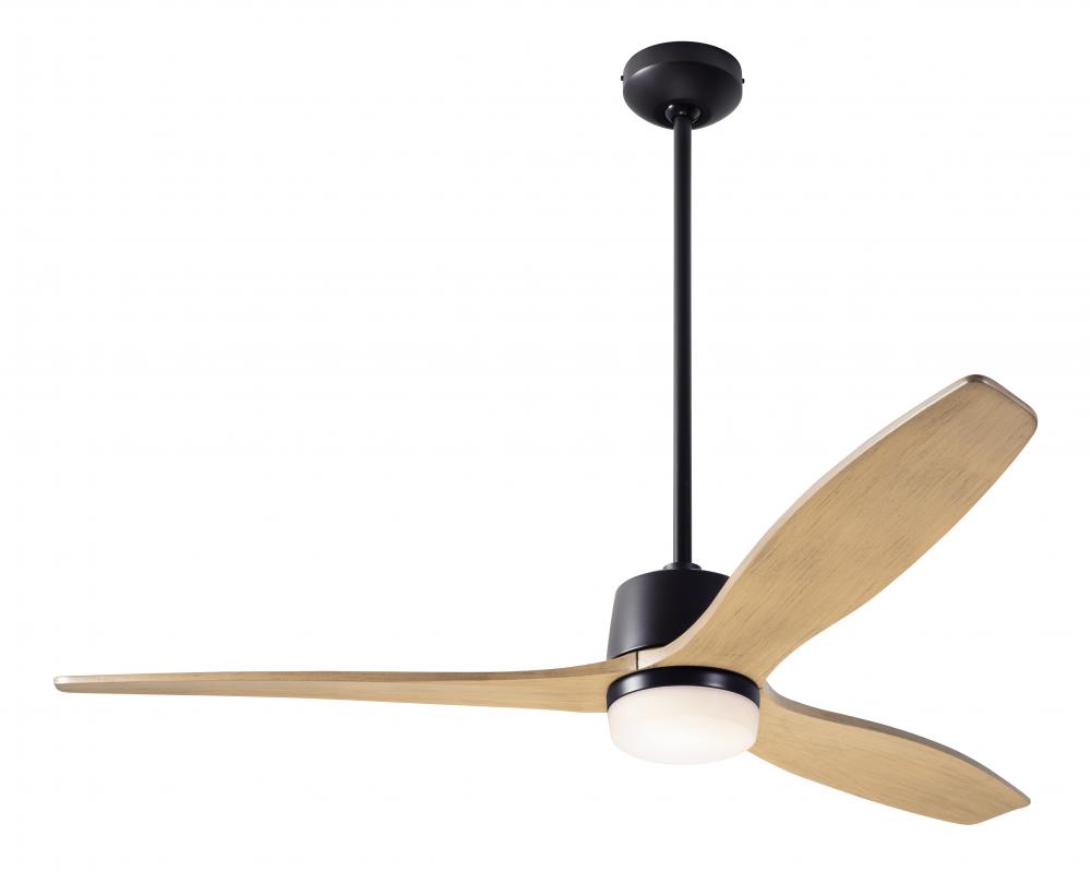 Arbor DC Fan; Dark Bronze Finish; 54" Maple Blades; 17W LED; Wall Control