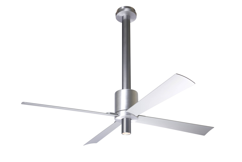 Pensi DC Fan; Gloss White Finish; 52" White Blades; 7W LED; Wall Control