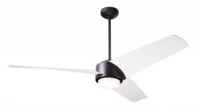 Modern Fan Co. AMB-MB-56-MW-870-WC - Ambit DC Fan- Matte Black Finish; 56" Matte White Blades; 17W LED (Matte Black Trim); Wall Contr