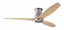 Modern Fan Co. ARB-FM-GT-54-MP-NL-RC - Arbor Flush DC Fan; Graphite Finish; 54" Maple Blades; No Light; Remote Control