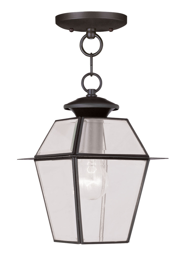 1 Light Bronze Outdoor Chain Lantern