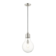 Livex Lighting 49092-91 - 1 Lt Brushed Nickel Mini Pendant