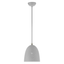 Livex Lighting 49108-80 - 1 Lt Nordic Gray Pendant