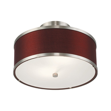 Livex Lighting 60412-91 - 2 Lt Brushed Nickel Ceiling Mount