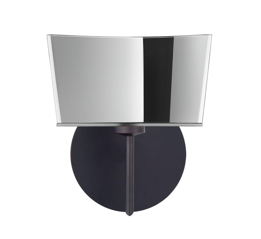 Besa Groove Wall 1SW Mirror-Frost Bronze 1x5W LED