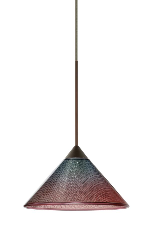 Besa Pendant Kona Bronze Bi-Color 1x5W LED