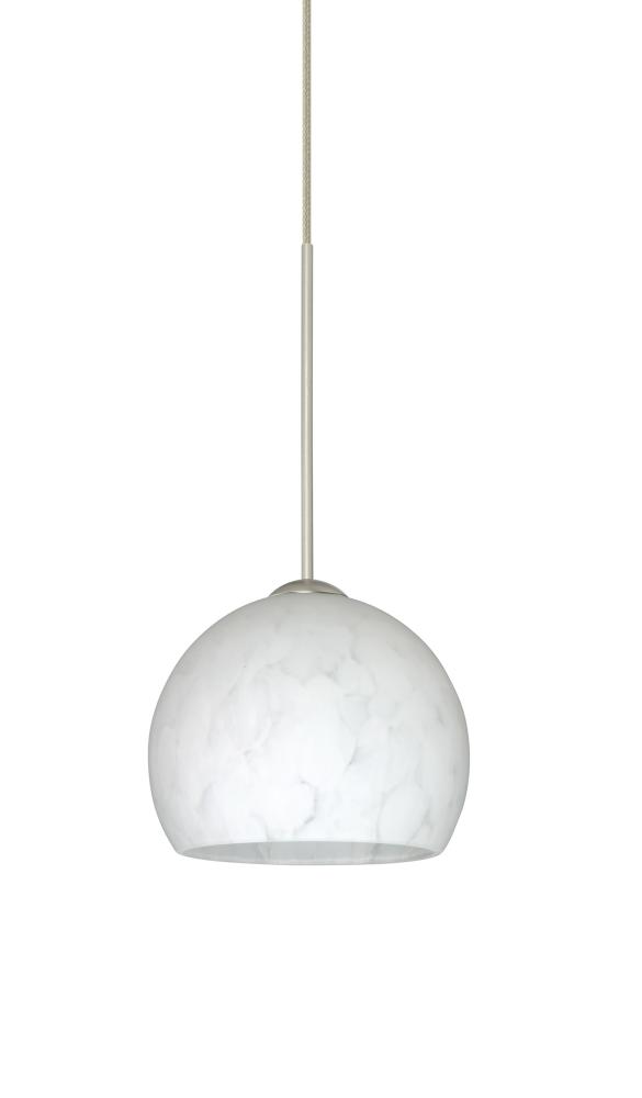 Besa Pendant Palla 5 Satin Nickel Carrera 1x5W LED