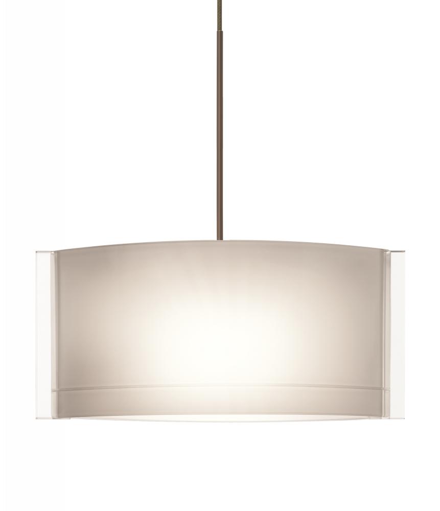 Besa Jodi Pendant 1xp Opal Glossy Bronze 1x50W Halogen