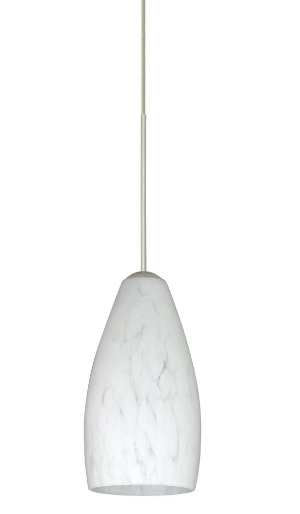 Besa Pendant Karli Satin Nickel Carrera 1x50W Halogen