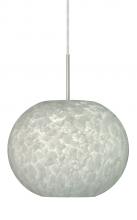 Besa Lighting 1JC-477619-SN - Besa Pendant Luna Satin Nickel Carrera 1x100W Medium Base