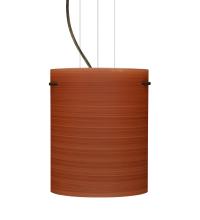 Besa Lighting 1KG-4006CH-LED-BR - Besa Tamburo 8 Pendant Cherry Bronze 1x11W LED