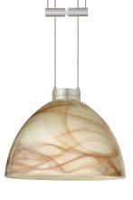 Besa Lighting 1XA-467983-SN - Besa Pendant Brella Satin Nickel Mocha 1x50W Halogen