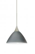 Besa Lighting 1XC-1743TN-LED-SN - Besa Pendant Domi Satin Nickel Titan 1x6W LED