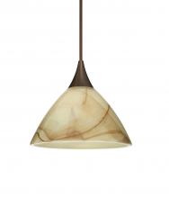 Besa Lighting 1XT-174383-LED-BR - Besa Pendant Domi Bronze Mocha 1x6W LED