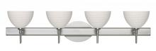 Besa Lighting 4SW-4679KR-SN - Besa Wall Brella Satin Nickel Chalk 4x40W G9