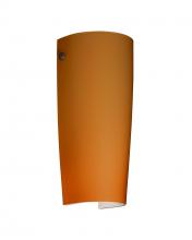 Besa Lighting 704180-BR - Besa Wall Tomas Bronze Amber Matte 1x75W Medium Base