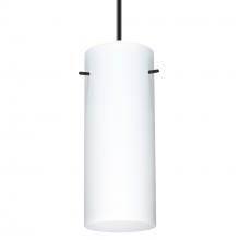 Besa Lighting J-412307-BK - Besa Stilo 10 Pendant For Multiport Canopy Black Opal Matte 1x100W MAX E26 Base