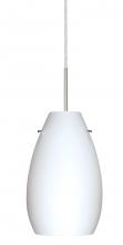 Besa Lighting J-412607-LED-SN - Besa Pera 9 LED Pendant For Multiport Canopy Opal Matte Satin Nickel 1x9W LED