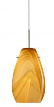 Besa Lighting J-4126HN-LED-SN - Besa Pera 9 LED Pendant For Multiport Canopy Honey Satin Nickel 1x9W LED