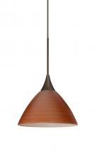 Besa Lighting RXP-1743CH-BR - Besa Pendant Domi Bronze Cherry 1x50W Halogen