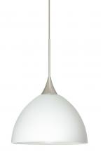 Besa Lighting RXP-467907-SN - Besa Pendant Brella Satin Nickel White 1x50W Halogen