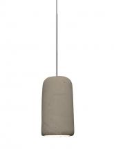 Besa Lighting X-GLIDETN-LED-SN - Besa Glide Cord Pendant For Multiport Canopy, Tan, Satin Nickel Finish, 1x2W LED