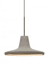 Besa Lighting XP-MODUSTN-LED-BR - Besa Modus Cord Pendant, Tan, Bronze Finish, 1x9W LED