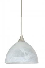 Besa Lighting 1XP-467952-SN - Besa Pendant Brella Satin Nickel Marble 1x50W GY6.35