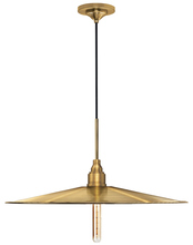 Stone Lighting PD421BBLA10BLM - Pendant Doppio Brushed Brass 120V 10W LED Black Cloth Cord