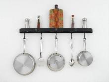 Hi-Lite MFG Co. H-13-34Y-B-BK01/B-COP - POT RACK COLLECTION