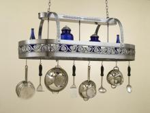 Hi-Lite MFG Co. H-83Y-D-BK01/C-COP - POT RACK COLLECTION