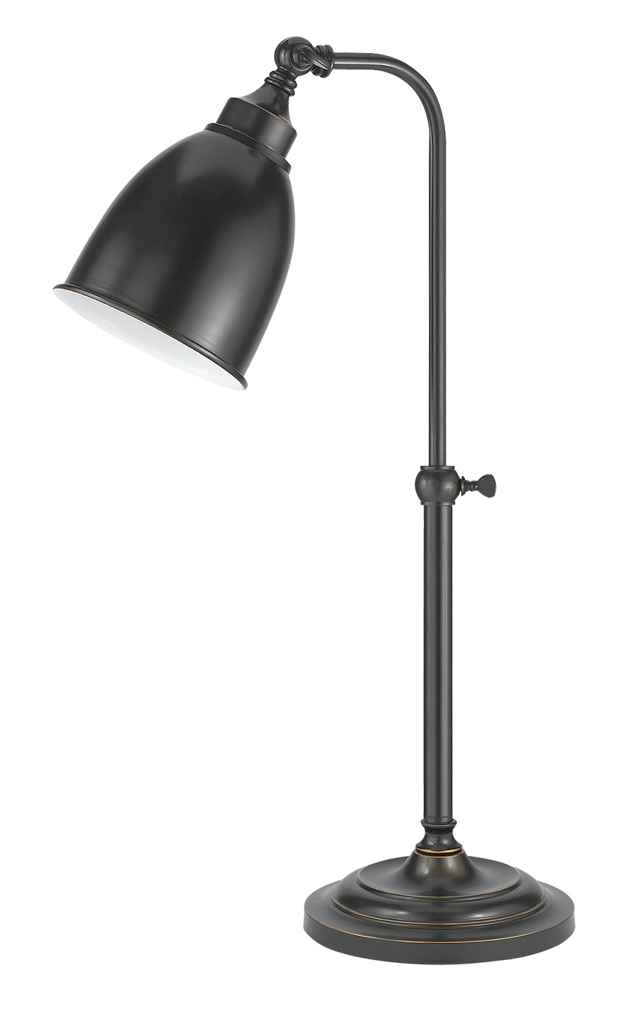 25" Height Metal Table Lamp in Dark Bronze