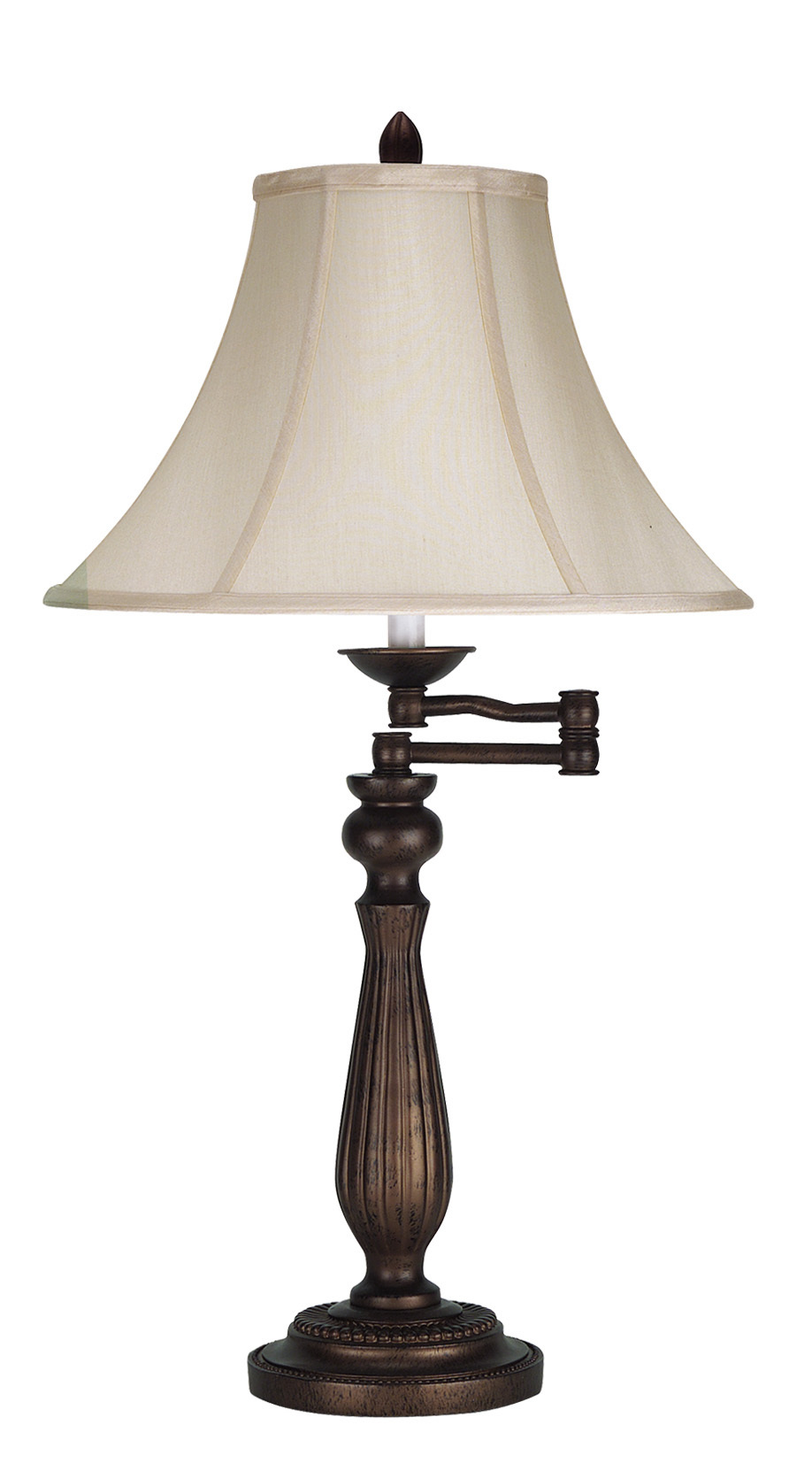 30" Height Metal Table Lamp in Antique Rust