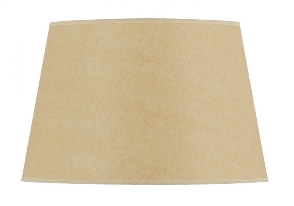 11" Tall Light Brown Hardback Fabric Shade