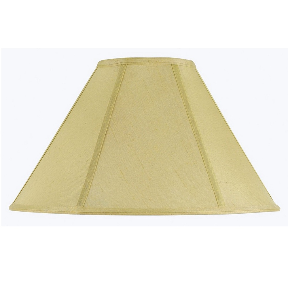 13" Tall Champagne Fabric Shade