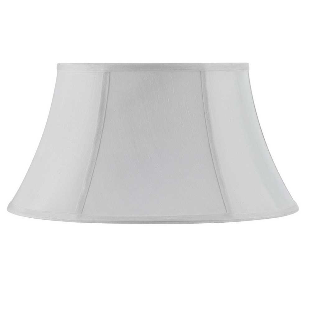 8.25" Tall White Fabric Shade