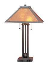 CAL Lighting BO-476 - 24.5" Height Metal Table Lamp in Matte Black