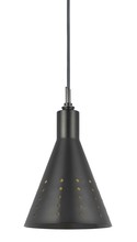 CAL Lighting UP-1011/6-ORB - 9.8" Tall Metal Pendant with Brushed Steel Finish