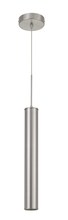 CAL Lighting UP-1116 - 24.25" Height Metal Mini Pendant in Brushed Steel Finish