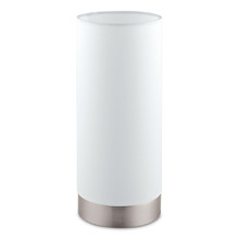 Eglo 95118A - 1x60W Cylinder Table Lamp w/ White Shade
