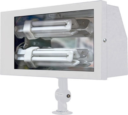 FLOOD LIGHT 52W 2 X PL26 120V