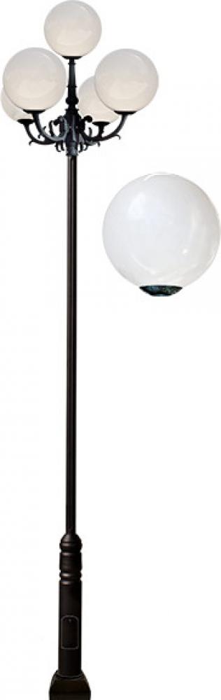 CAST ALUM 18" GLOBE LIGHT FIX 5 X 70W MH 120V