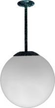 Dabmar D7502-12-VG - 18" CEILING GLOBE FIX 12" DROP 250W INCAND 120V