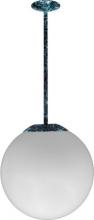 Dabmar D7502-18-VG - 18" CEILING GLOBE FIX 18" DROP 250W INCAND 120V