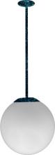 Dabmar D7502-24-VG - 18" CEILING GLOBE FIX 24" DROP 250W INCAND 120V