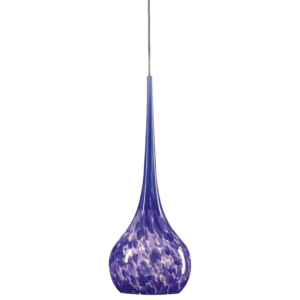 PLC 1 Light Mini Pendant Pompeii Collection 396 BLUE