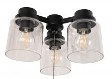 Craftmade LK301102-FB-LED - 3 Light Universal Light Kit in Flat Black