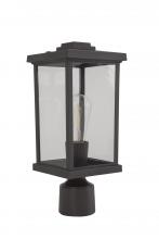 Craftmade ZA2415-BZ-C - Resilience 1 Light Post Mount in Bronze