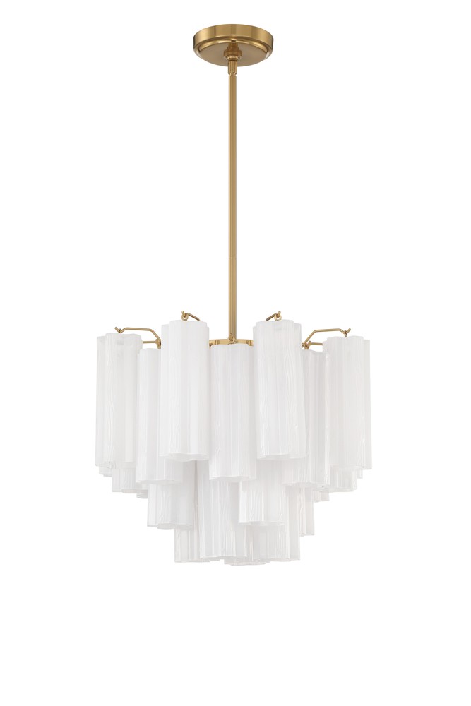 Addis 4 Light Aged Brass Mini Chandelier